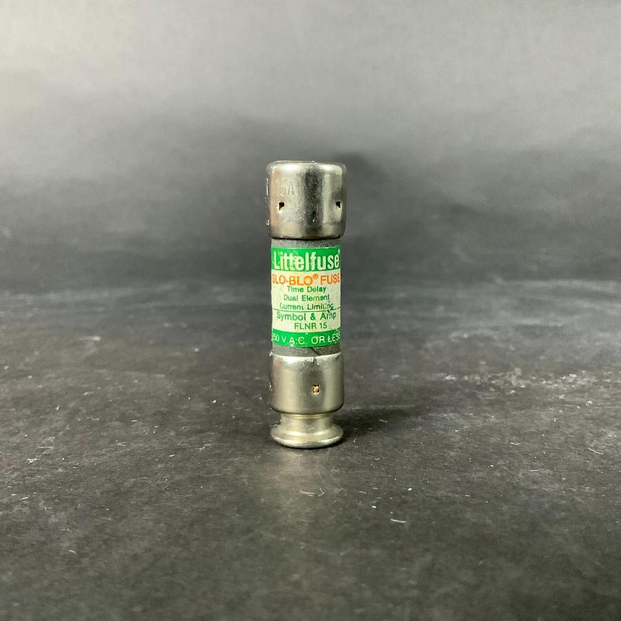 Used LITTELFUSE SLO-BO FLNR 15 TIME DELAY FUSE - SET OF 3 ($15 OBO)