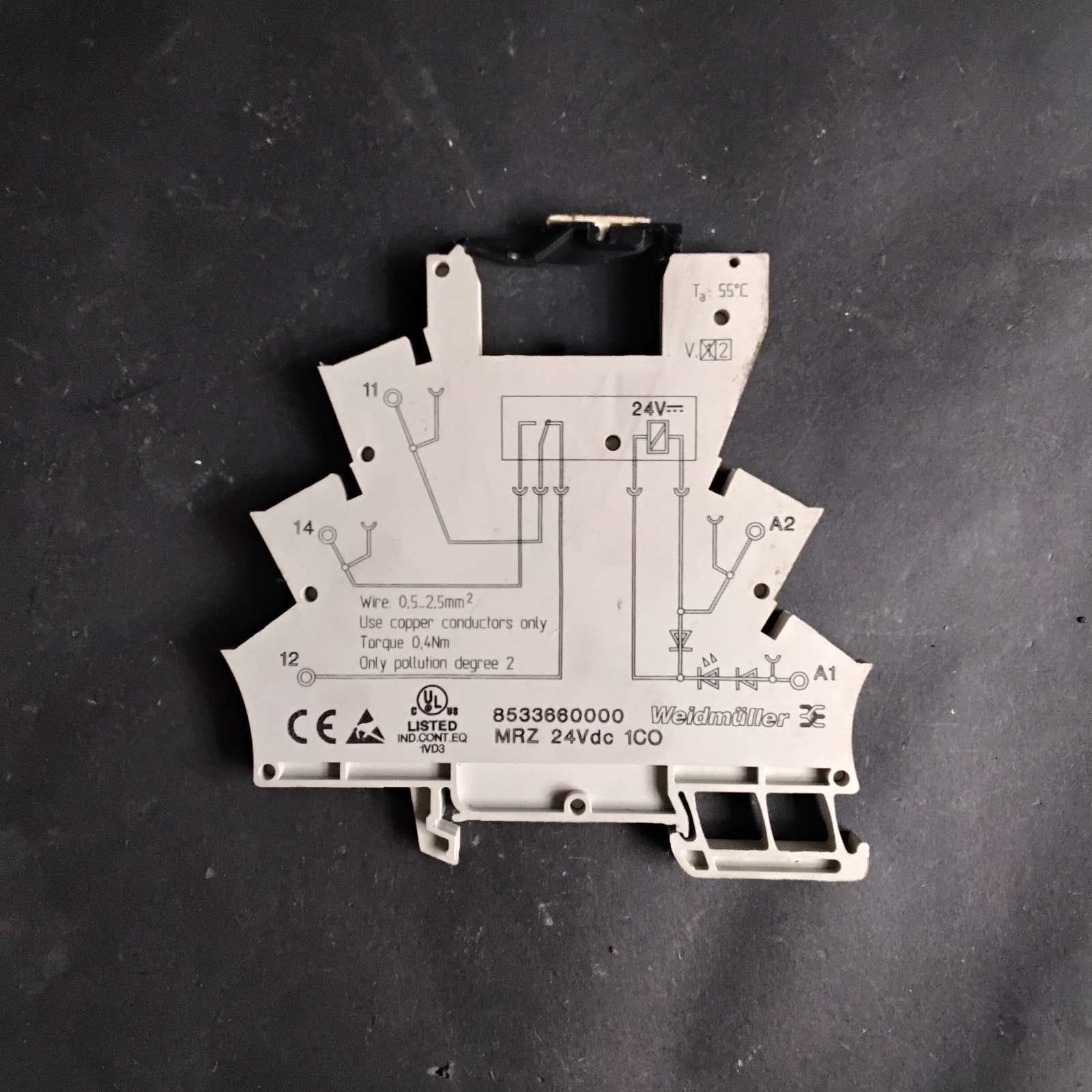 Used WEIDMULLER 8533660000 RELAY MODULE ($10 OBO)