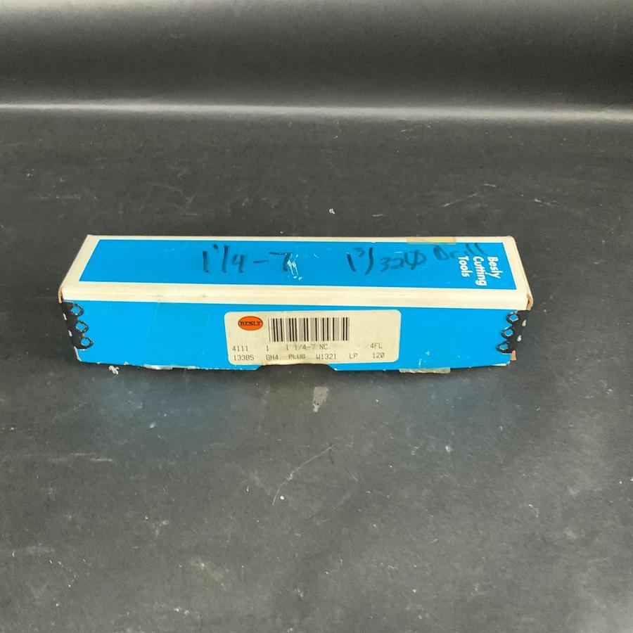 BESLY 4111 1-1/4-7 W1321 13385 NC 4-FLUTE GH4 PLUG HAND TAP ($40 OBO)