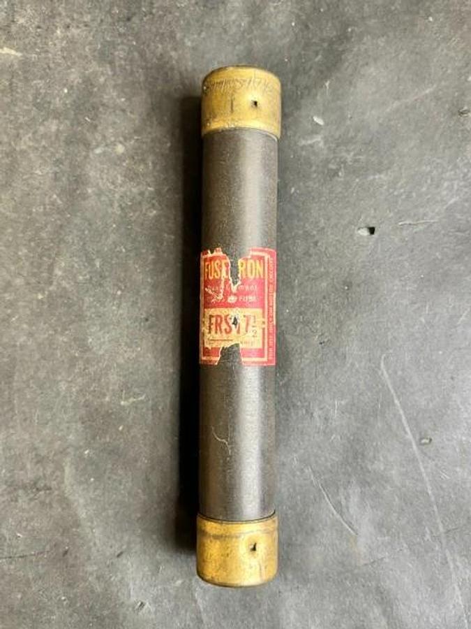 Used BUSSMANN FRS-17-1/2 FUSETRON CARTRIDGE FUSE