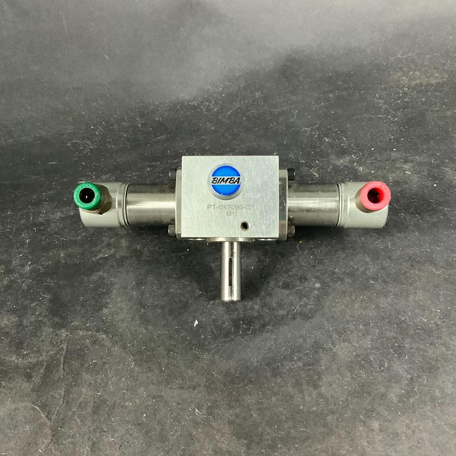 Used IMI BIMBA PT-017090-C1 PNEUMATIC ROTARY ACTUATOR ($50 OBO)