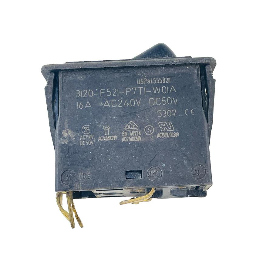 Used E-T-A 3120-F521-P7T1-W01A DOUBLE POLE THERMAL CIRCUIT BREAKER 16A 240VAC 50VDC