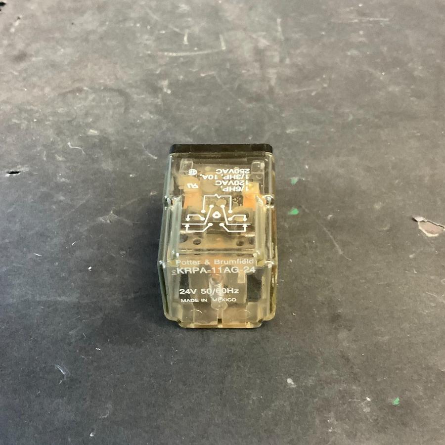Used POTTER & BRUMFIELD KRPA-11AG 24V RELAY ($8 OBO)