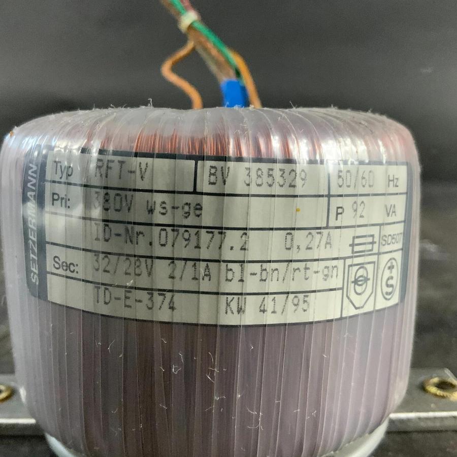 Used SETZERMANN RFT-V TRANSFORMER ($70 OBO)