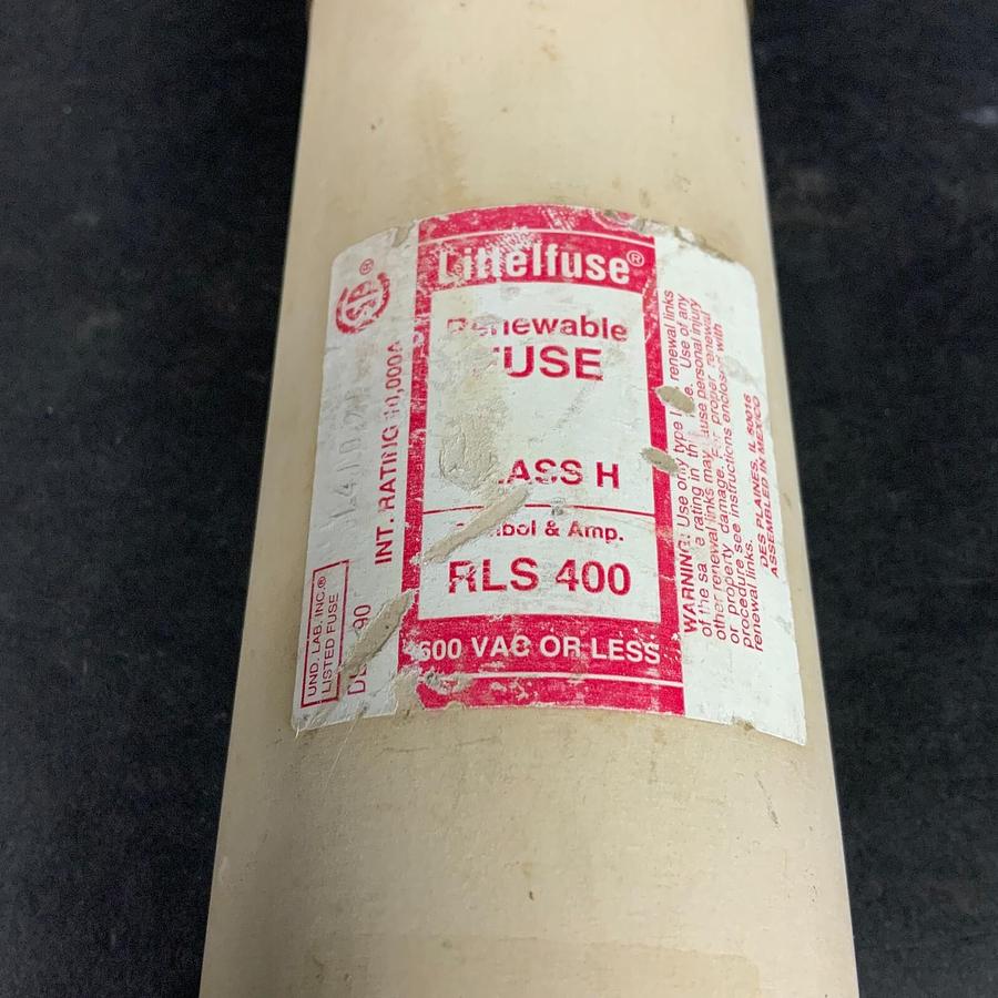 Used LITTELFUSE RLS-400 RENEWABLE FUSE ($45 OBO)