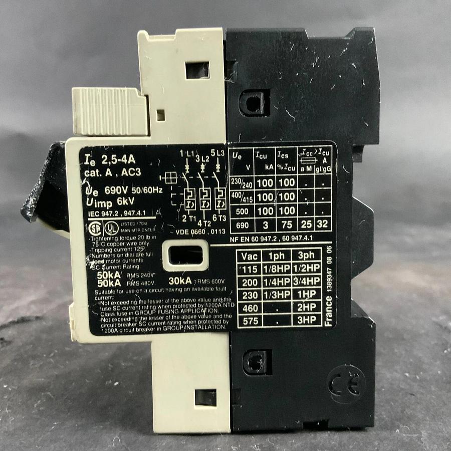 Used TELEMECANIQUE GV2-M08 CIRCUIT BREAKER ($15 OBO)