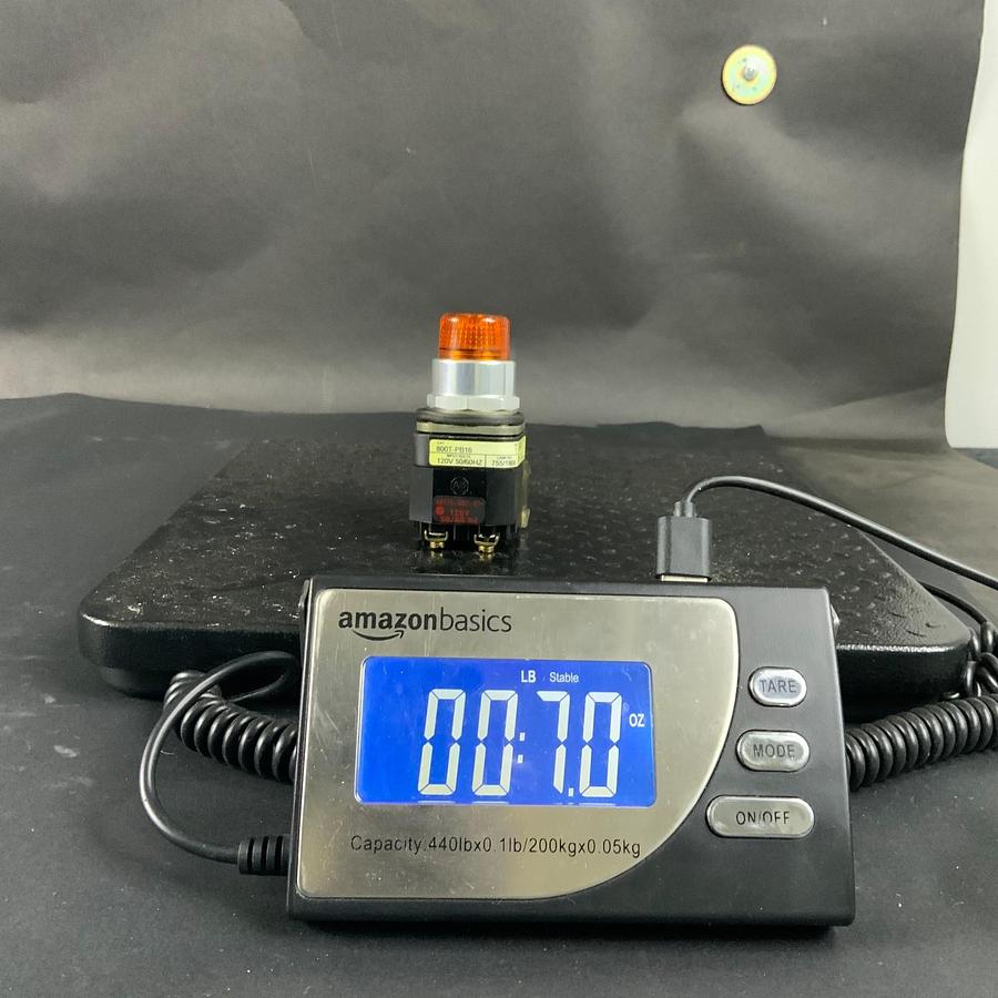 Used ALLEN BRADLEY 800T-PB16 AMBER PUSH BUTTON ($30 OBO)