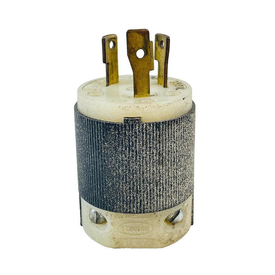 Used HUBBELL HBL2621 TWIST-LOCK MALE PLUG 30A 250V REFURBISHED EXCELLENT