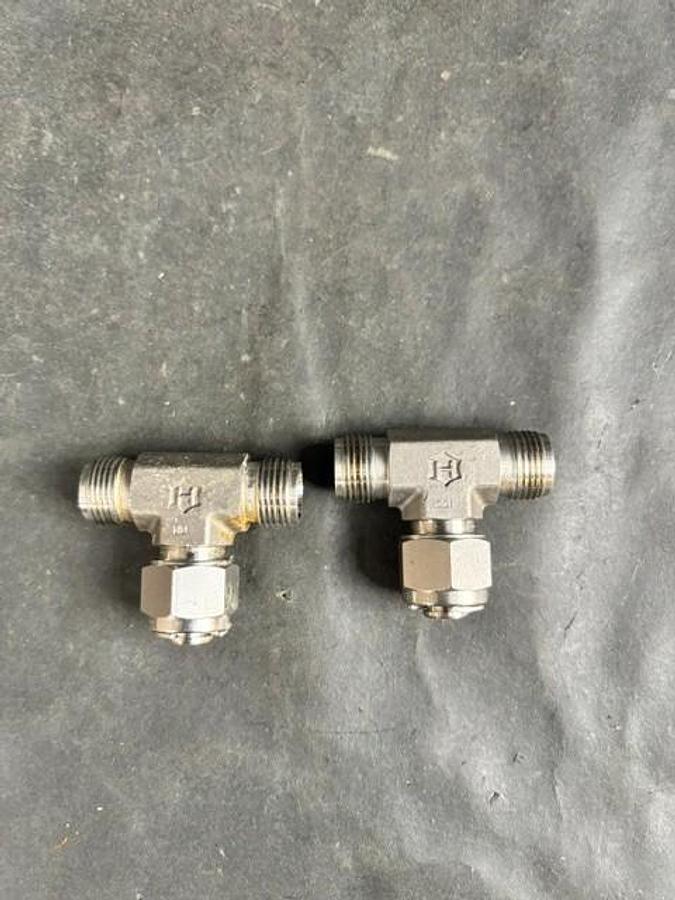 Used HAM-LET 316-7AA MALE RUN TEE - GROUP OF 2