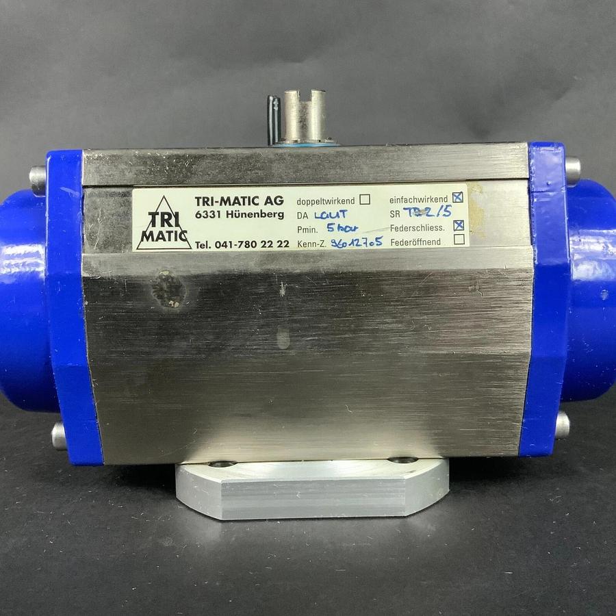 Used TRI-MATIC AG 96012705 SINGLE-ACTING PNEUMATIC ACTUATOR ($70 OBO)