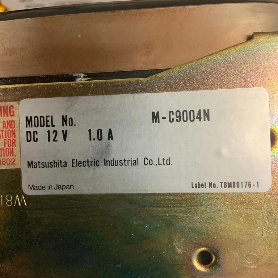 Used MATSUSHITA M-C9004N EDM MONITOR ($300 OBO)