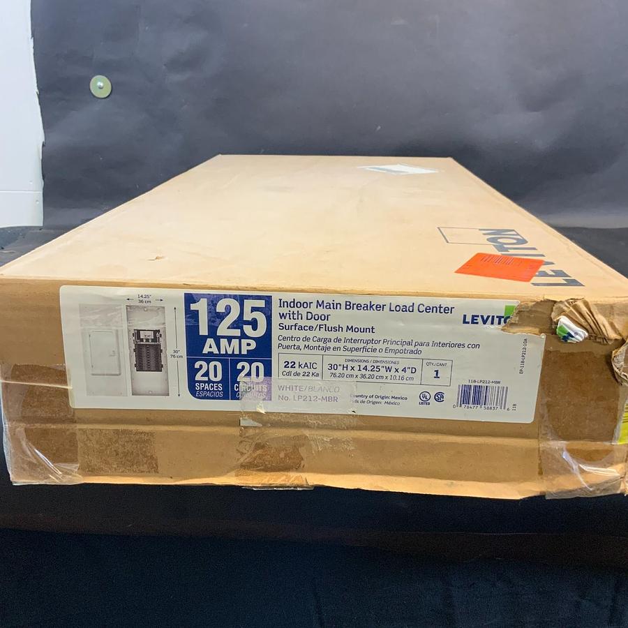 Used LEVITON LP212-MBR MAIN BREAKER LOAD CENTER ($80 OBO)