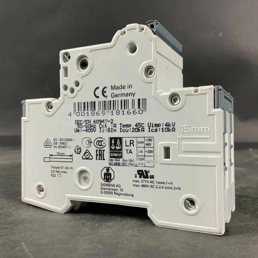 Used SIEMENS 5SY4216 C16 CIRCUIT BREAKER ($20 OBO)