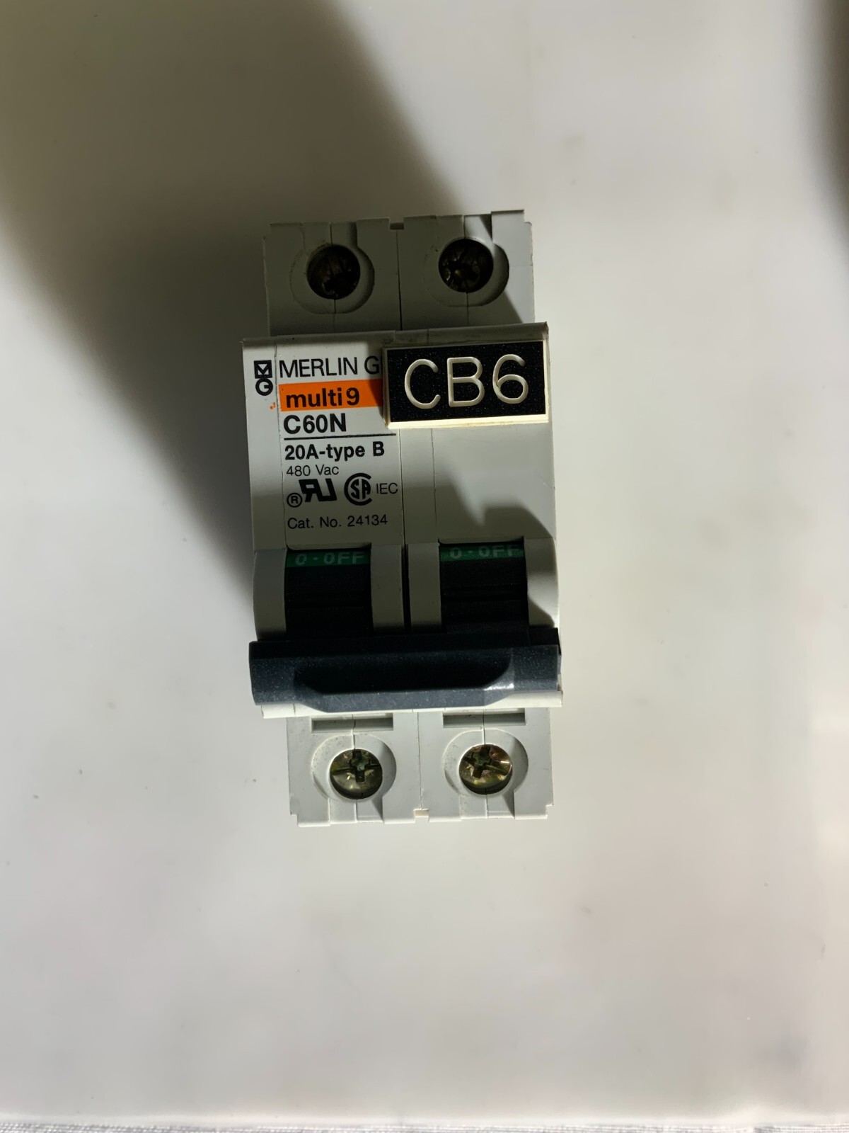 Used MERLIN GERIN MULTI9 C60N 20A-type B ($19.90 OBO)