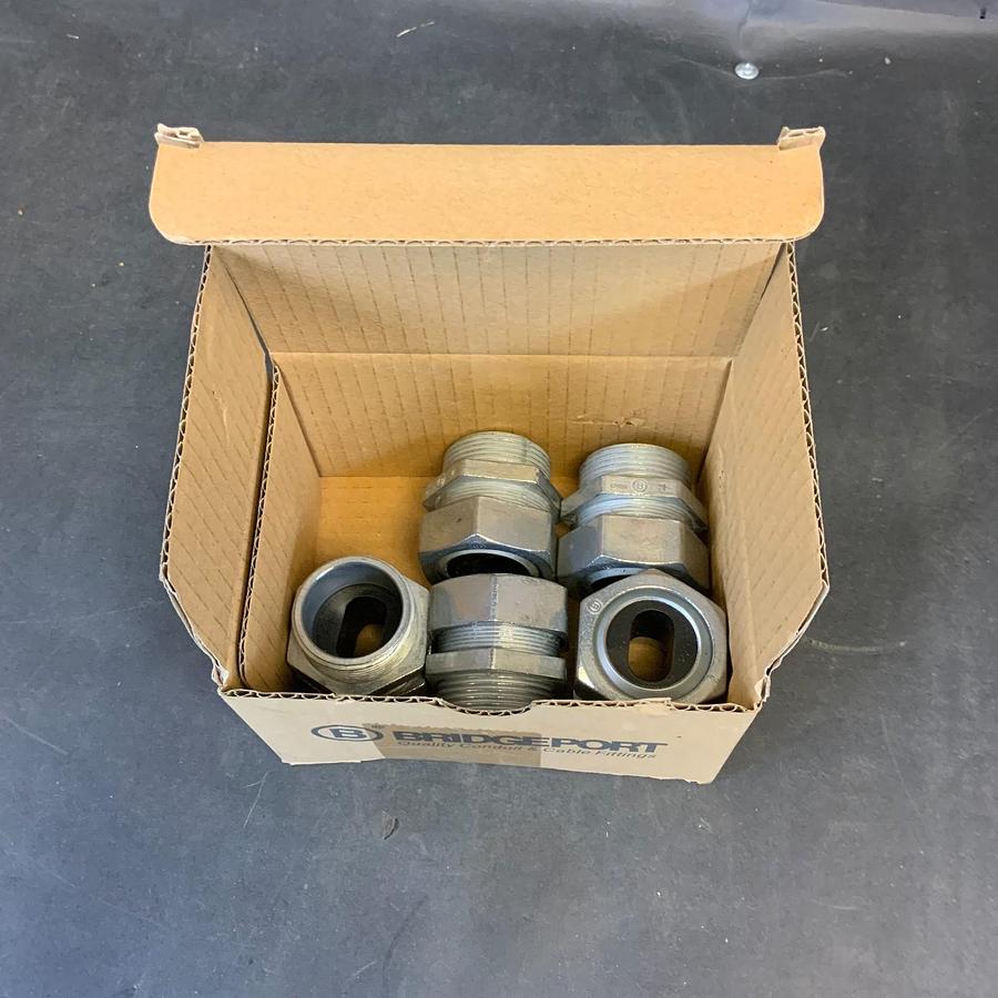 Used BRIDGEPORT 764-3 1-1/4” SERVICE ENTRANCE CONNECTOR - BOX OF 5 ($75 OBO)