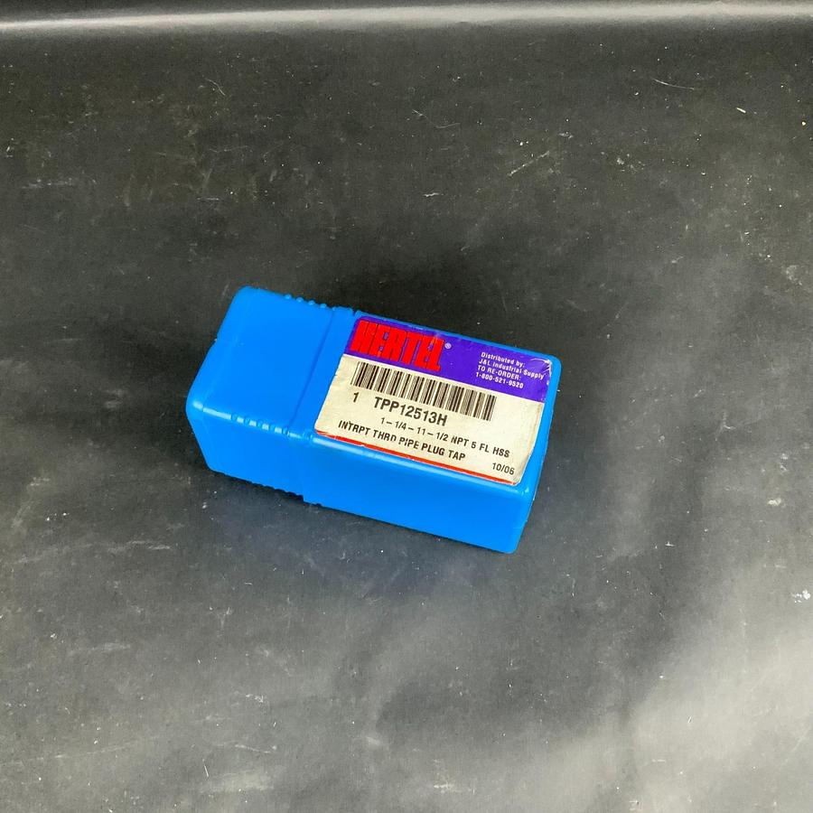 Used HERTEL 1-1/4-11-1/2 NPT 5-FLUTE HSS INTERRUPTED THREAD PIPE PLUG TAP ($85 OBO)