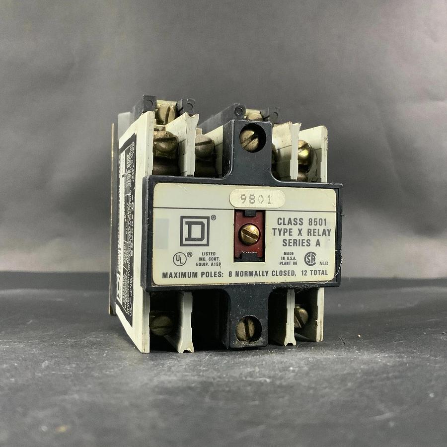 Used SQUARE D CLASS 8501 TYPE X RELAY ($40 OBO)