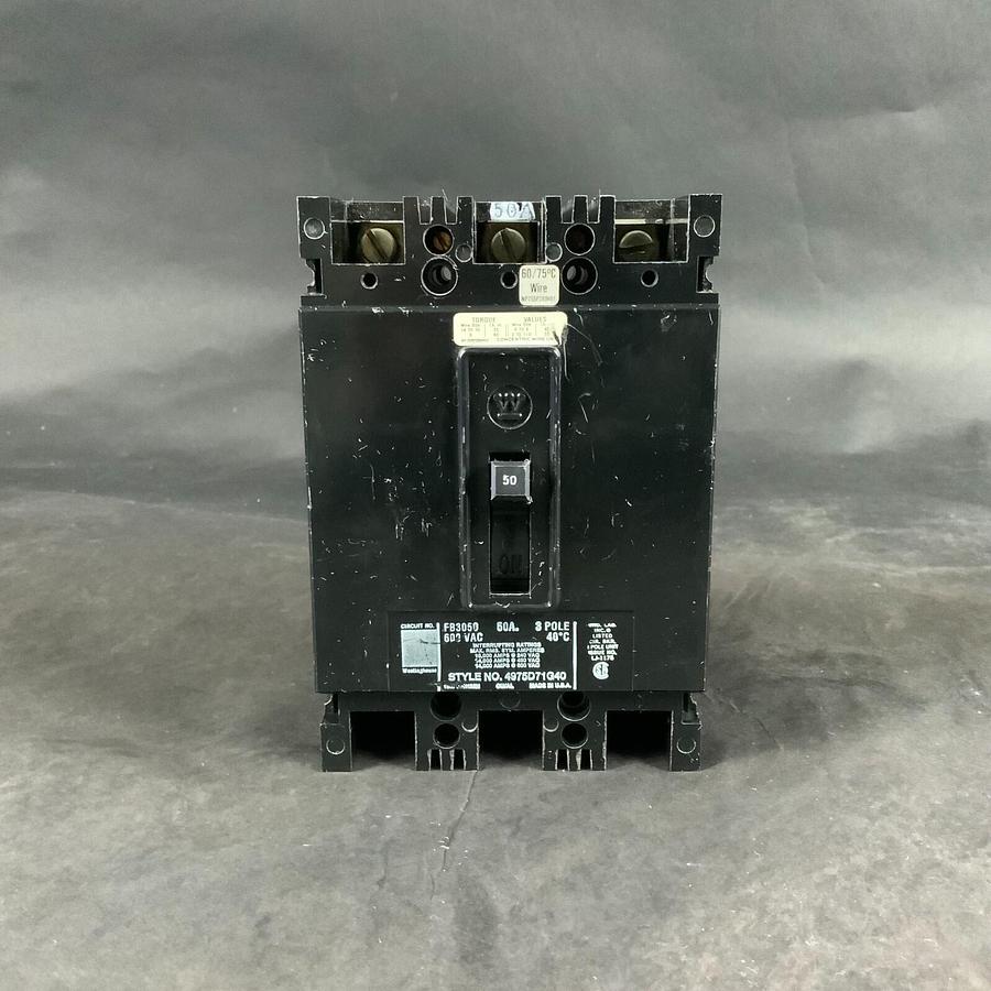 Used WESTINGHOUSE FB3050 CIRCUIT BREAKER ($23 OBO)