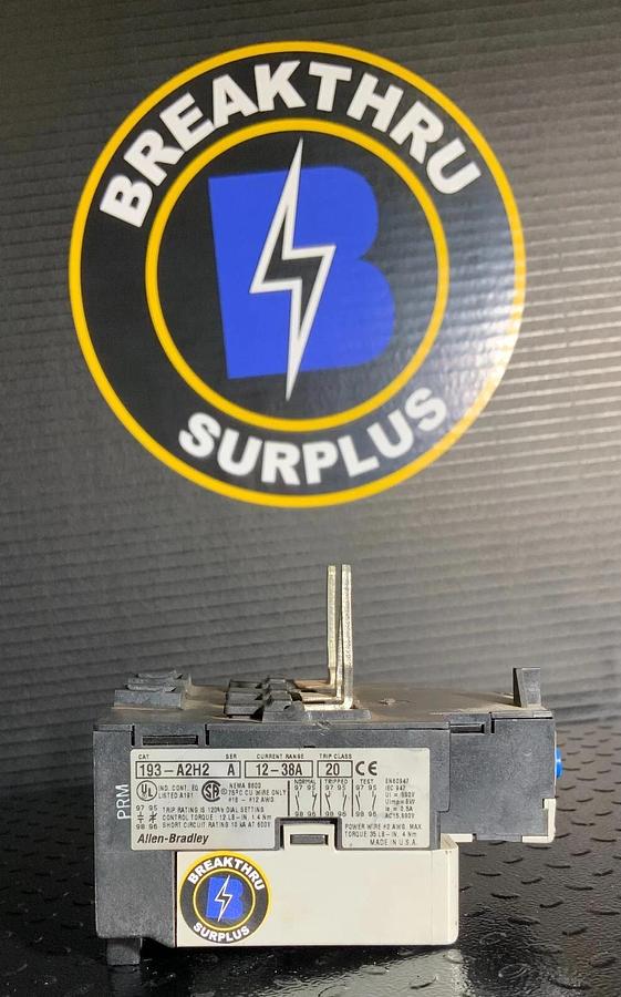 Used ALLEN BRADLEY 193-A2H2A ($29.99/EACH OBO)