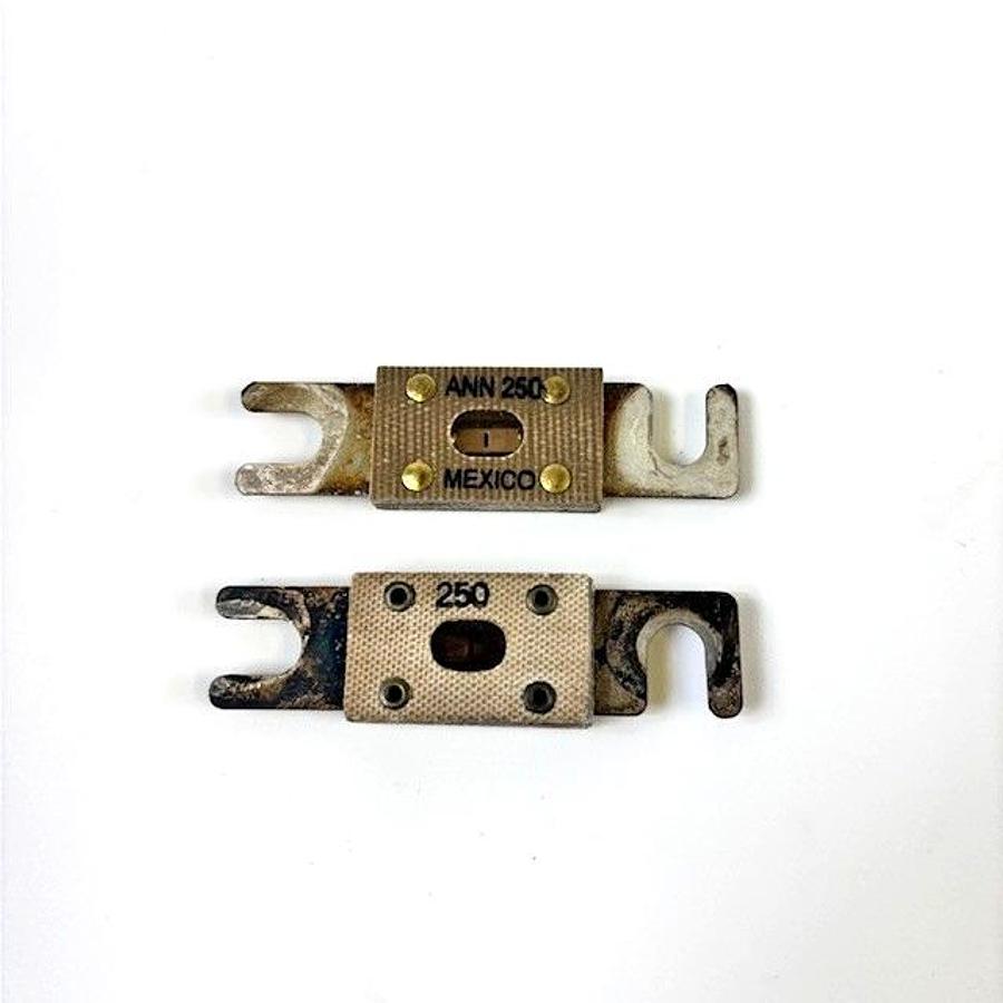 Used BUSSMANN ANN-250 LIMITER FUSES 2PCS