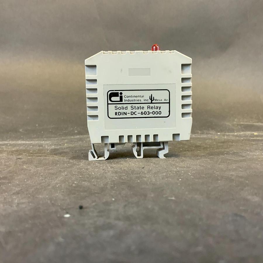 Used CONTINENTAL INDUSTRIES RDIN-DC-603-000 SOLID STATE RELAY ($15 OBO)