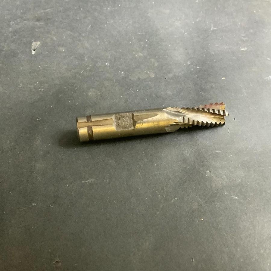 Used MEGA-CHIP MC-82 1/2” 4-FLUTE HSS ROUGHING END MILL ($22 OBO)