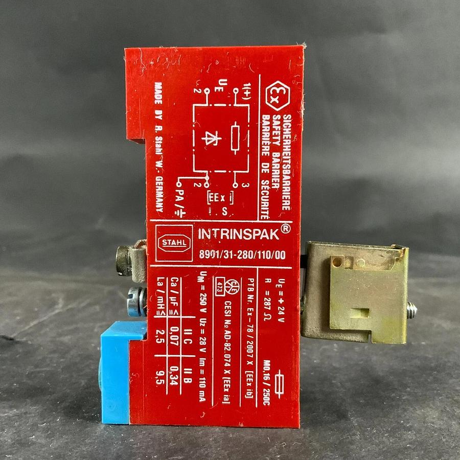 STAHL 8901/31-280/110/00 SAFETY BARRIER ($110 OBO)