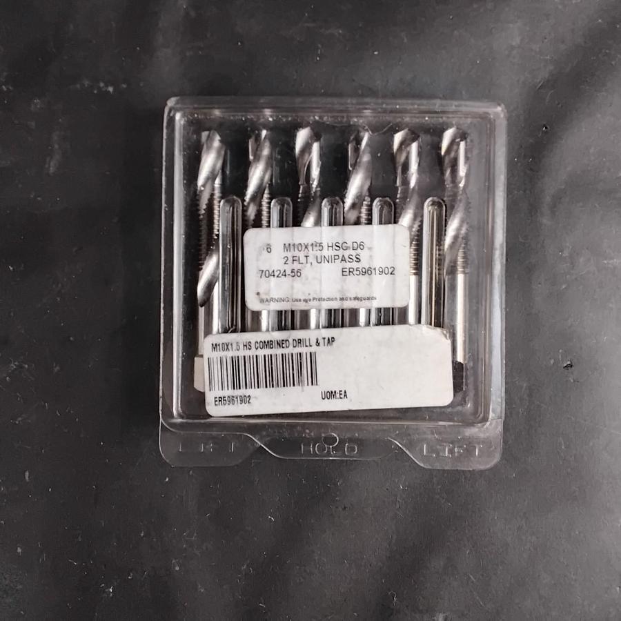 Used UNBRANDED M10X1.5 HS DRILL AND TAP - LOT OF 5 ($40 OBO)