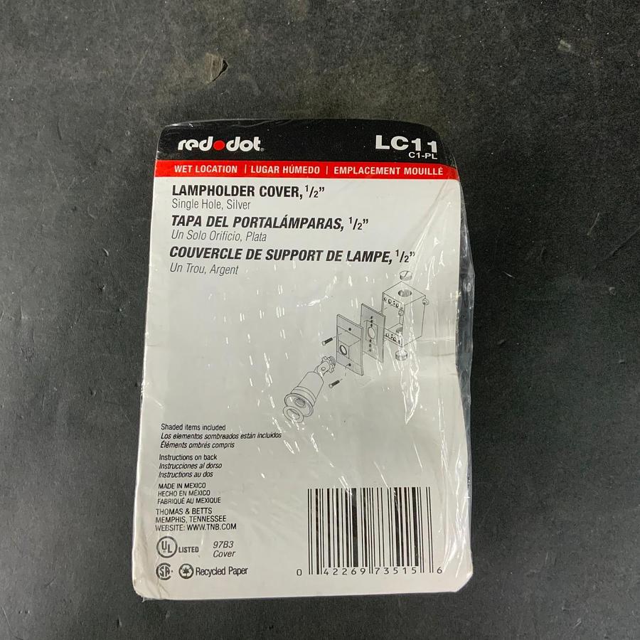 Used RED DOT LC11 1/2” LAMPHOLDER COVER ($6 OBO)