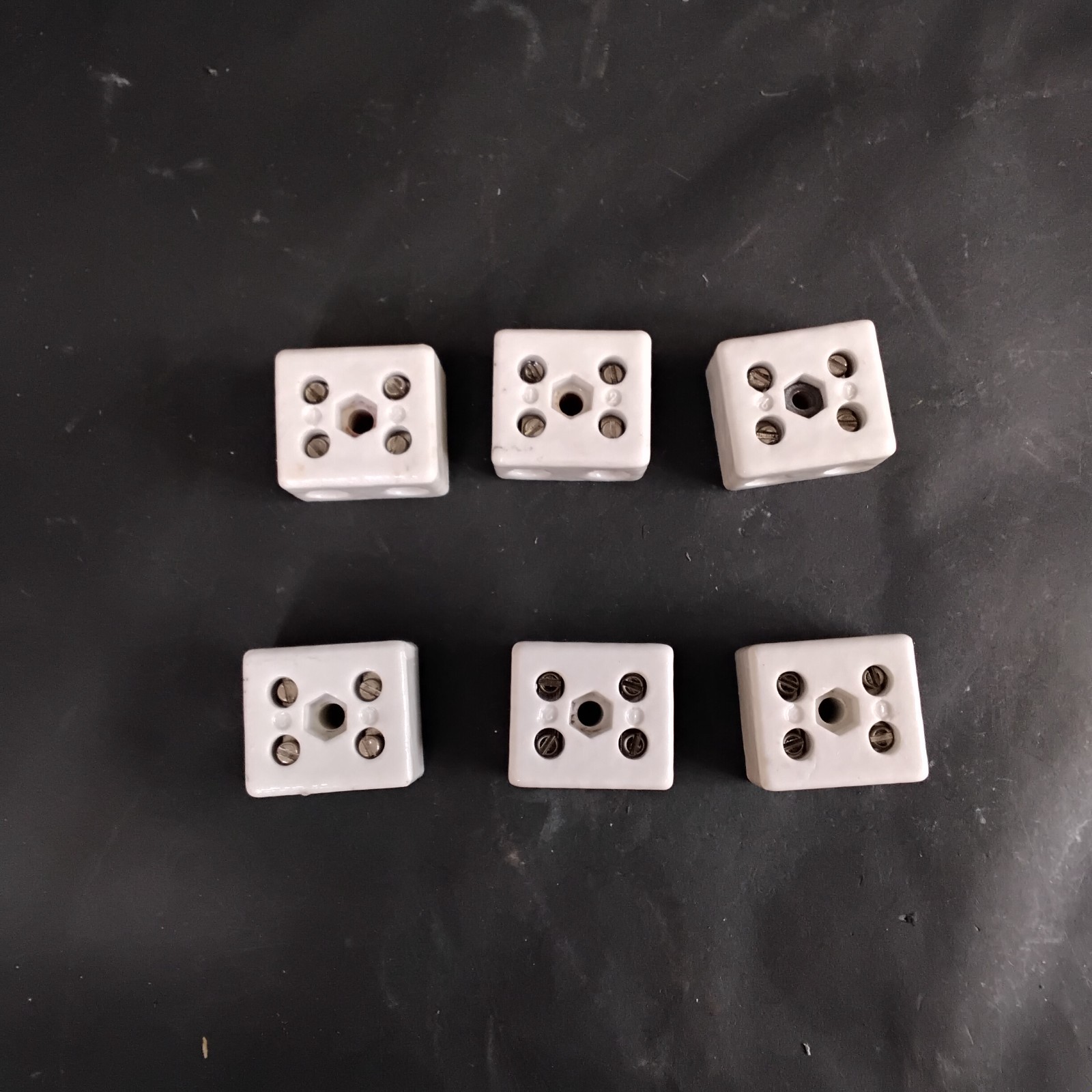 Used JPC 16MM² CERAMIC TERMINAL BLOCK CONNECTORS- LOT OF 6 ($9.50 OBO)