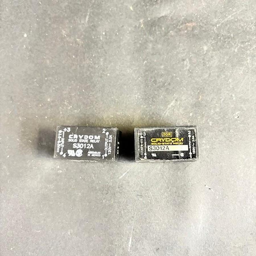 Used CRYDOM S3012A SOLID STATE RELAYS 2PCS