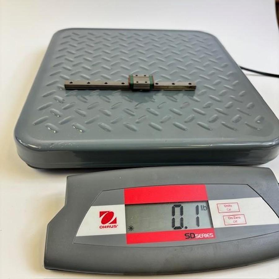 Used HIWIN MGN9 LINEAR RAIL GUIDE