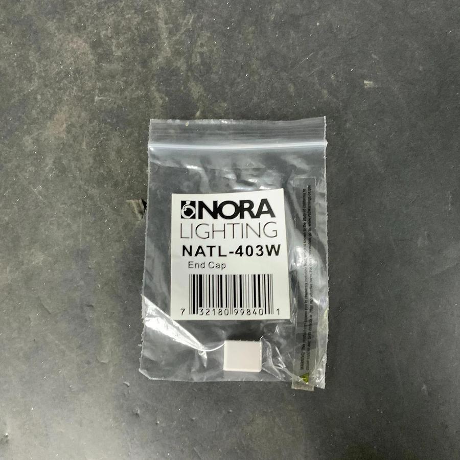 NORA LIGHTING NATL-403W END CAP - SET OF 3 ($5 OBO)