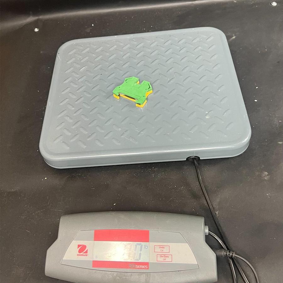 Used WEIDMULLER WPE10 TERMINAL BLOCK ($3 OBO)
