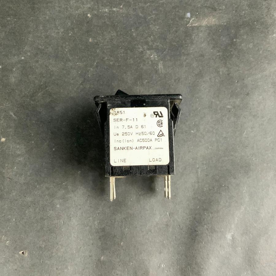 Used SANKEN-AIRPAX SER-F-11 7.5 AMP SWITCH ($15 OBO)