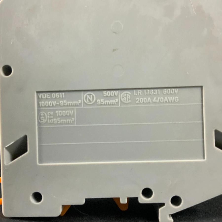 Used PHOENIX CONTACT UKH95 TERMINAL BLOCK ($10 OBO)