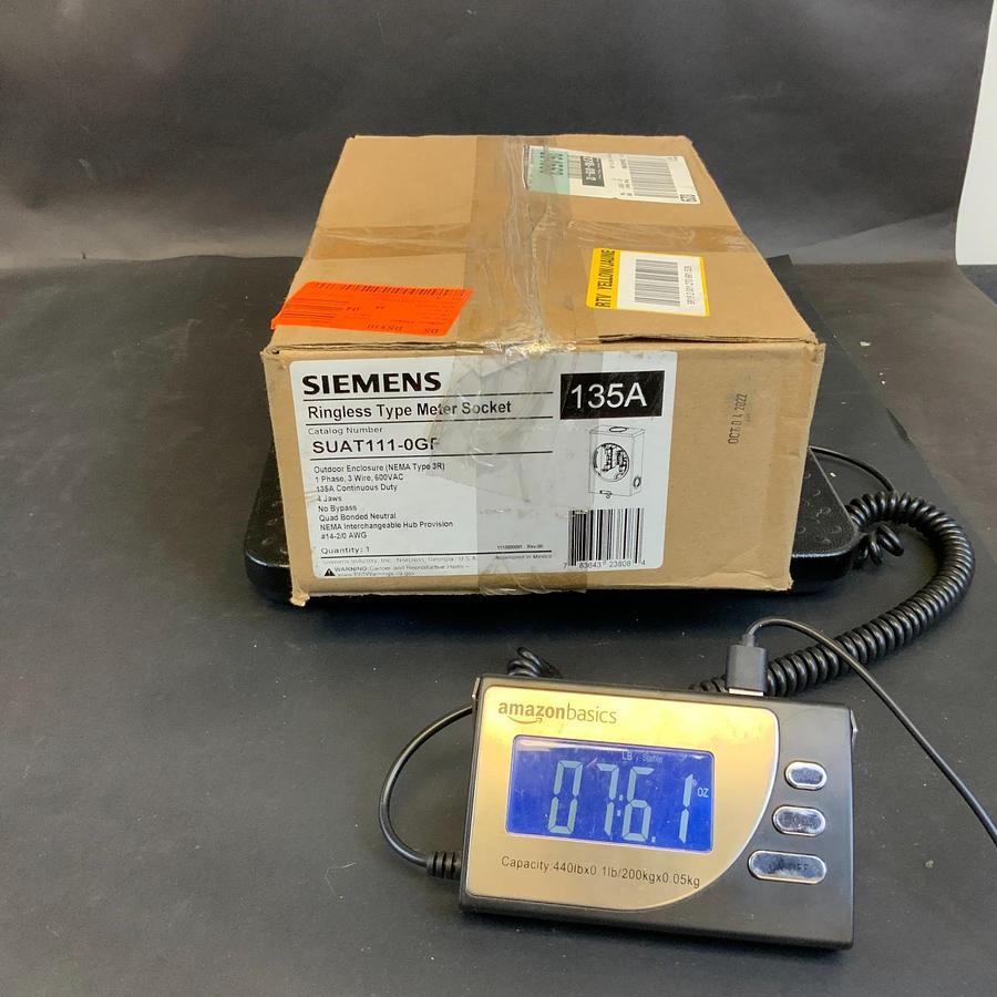 Used SIEMENS SUAT111-0GF RINGLESS METER SOCKET ($45 OBO)