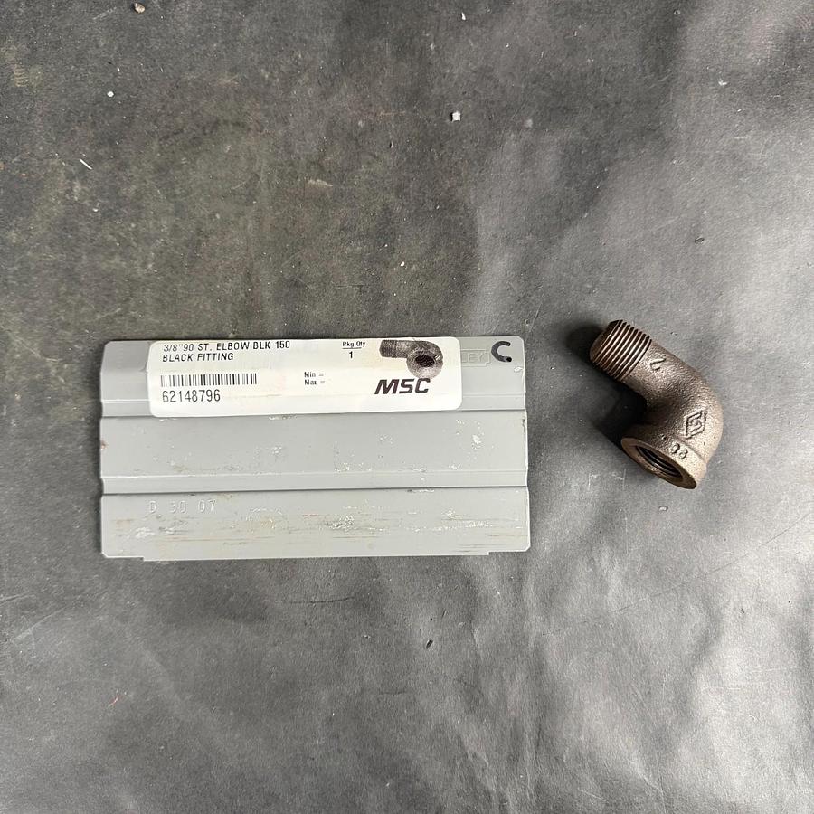 Used MSC 3/8” 90 ST ELBOW FITTING