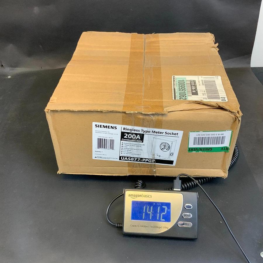 SIEMENS UAS877-PPGP RINGLESS METER SOCKET ($70 OBO)