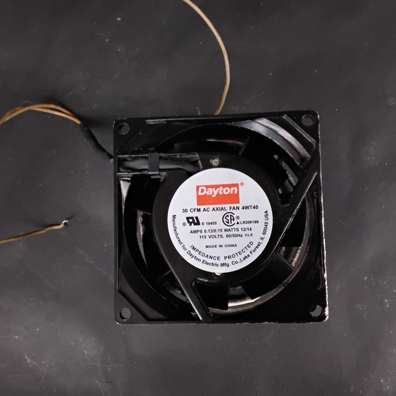 Used DAYTON 4WT40 AC AXIAL FAN ($20 OBO)