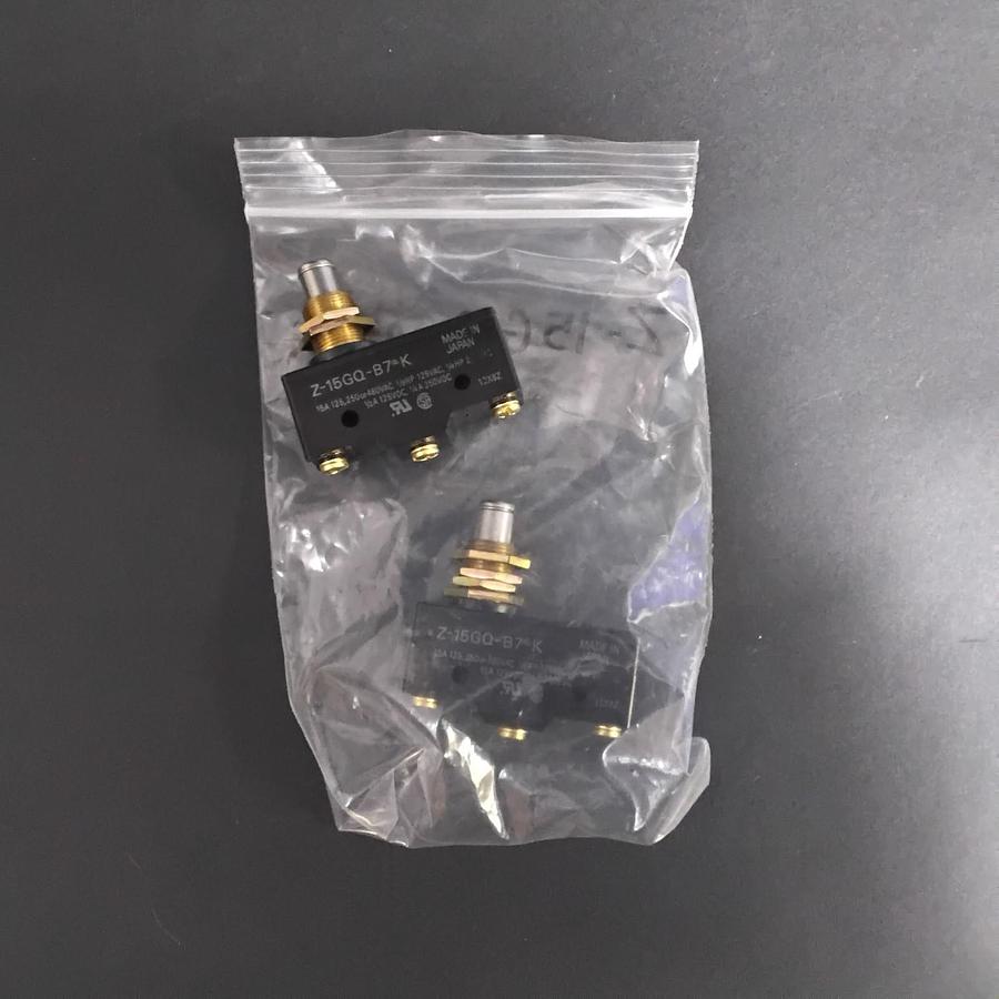 Used OMRON Z15GQB7K SNAP ACTION SWITCH- 2 PARTS ($11.50 OBO)