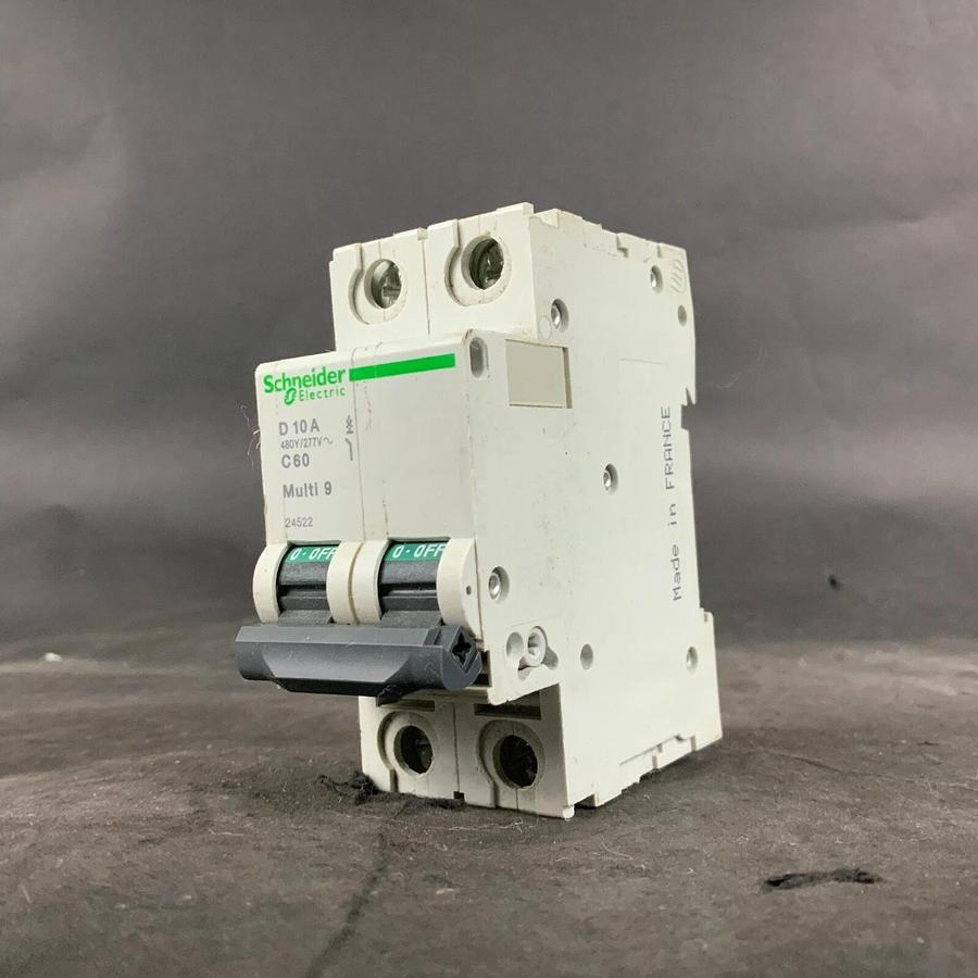 Used SCHNEIDER ELECTRIC D10 C60 CIRCUIT BREAKER ($20 OBO)