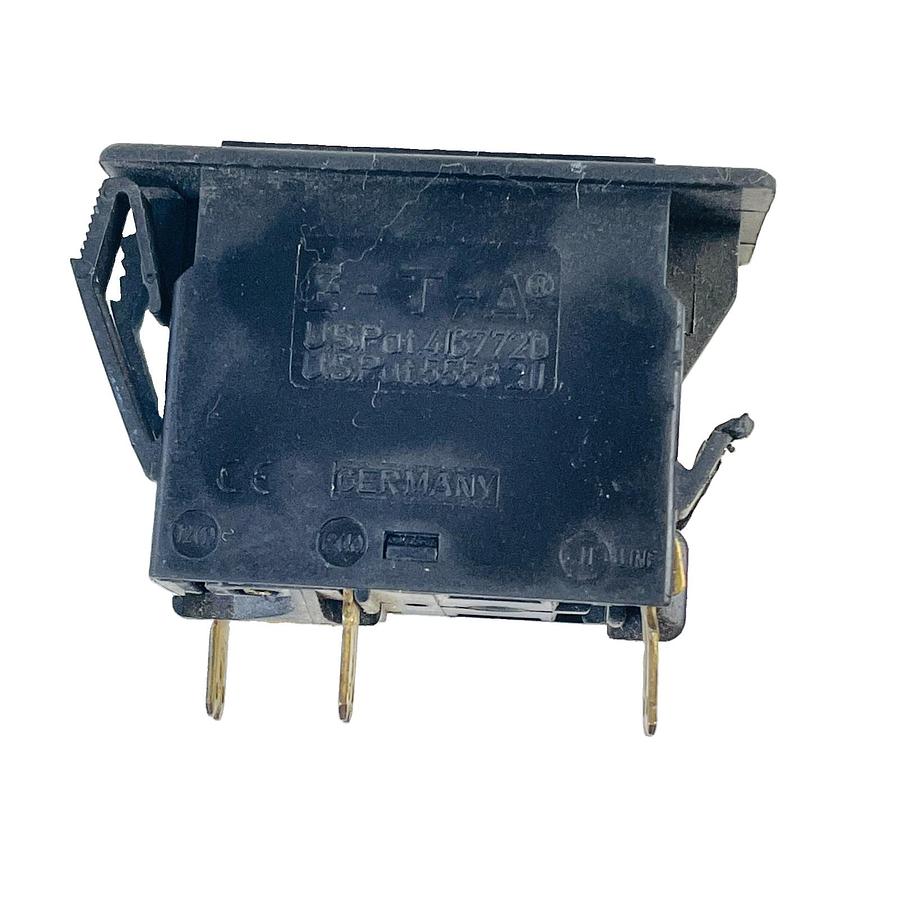 Used E-T-A 3120-F311-P7T1-W12SB3 THERMAL CIRCUIT BREAKER 5A 240VAC 50VDC WHITE ROCKER