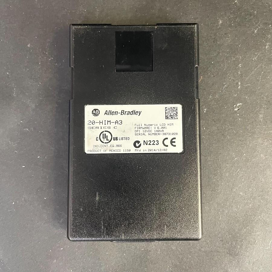 Used ALLEN BRADLEY 20-HIM-A3 SERIES C HUMAN INTERFACE MODULE POWERFLEX DRIVE KEYPAD