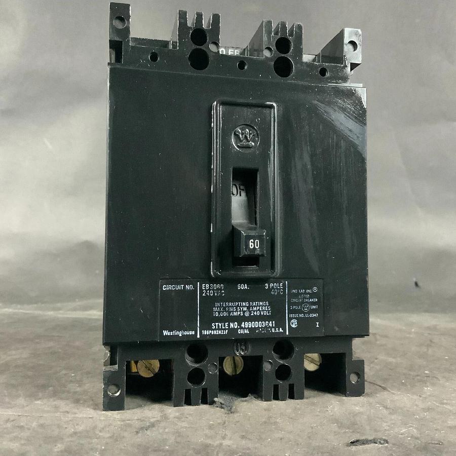 Used WESTINGHOUSE EB3060 CIRCUIT BREAKER ($50 OBO)