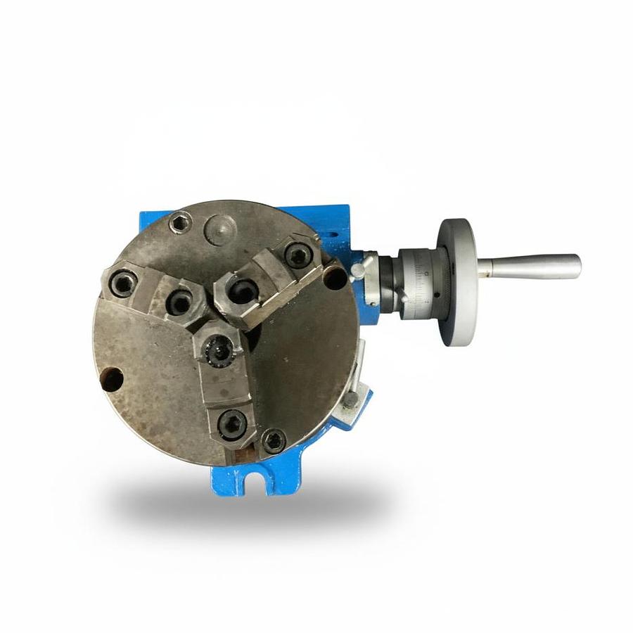 Used YUASA 550-046 6" ROTARY TABLE WITH 3 JAW CHUCK T TOOL PRECISION | EXCELLENT |