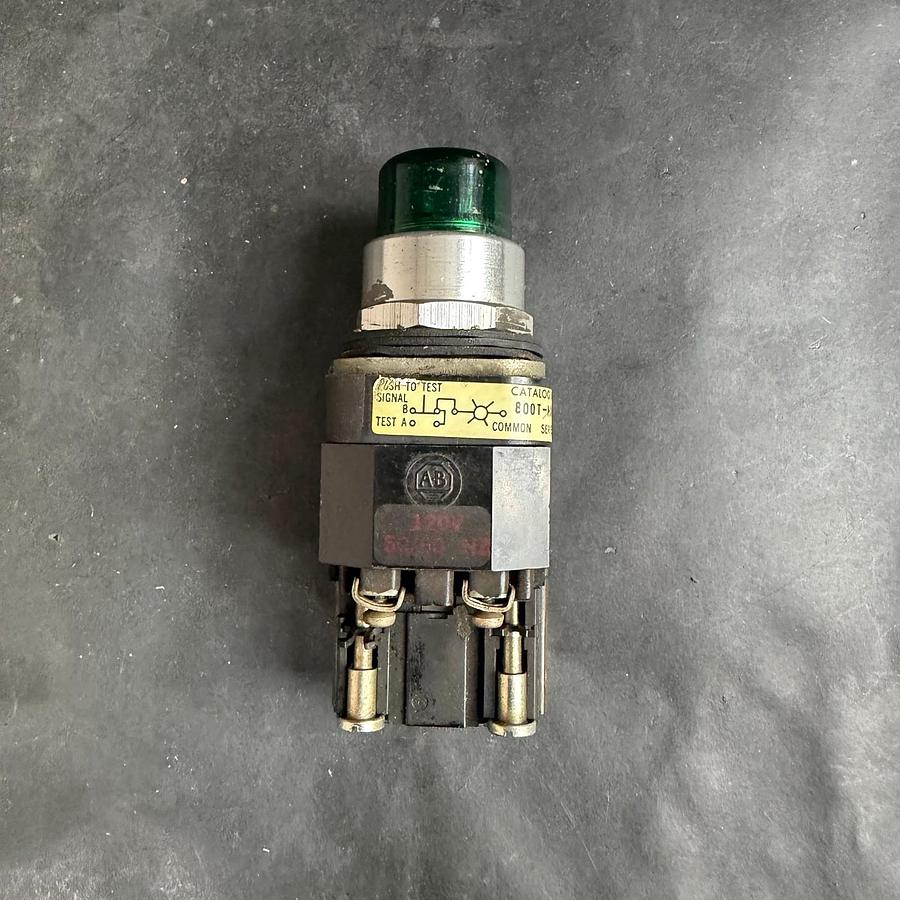 Used ALLEN BRADLEY 800T-NX458 GREEN PUSH BUTTON ($25 OBO)