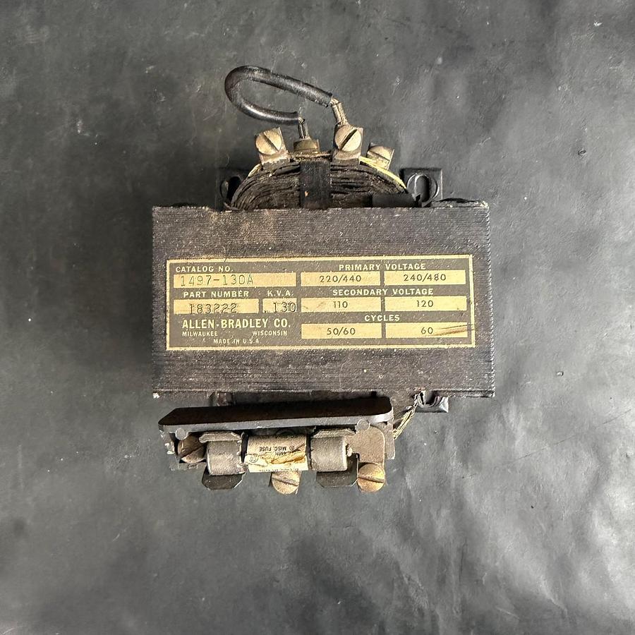 Used ALLEN BRADLEY 1497-130A TRANSFORMER