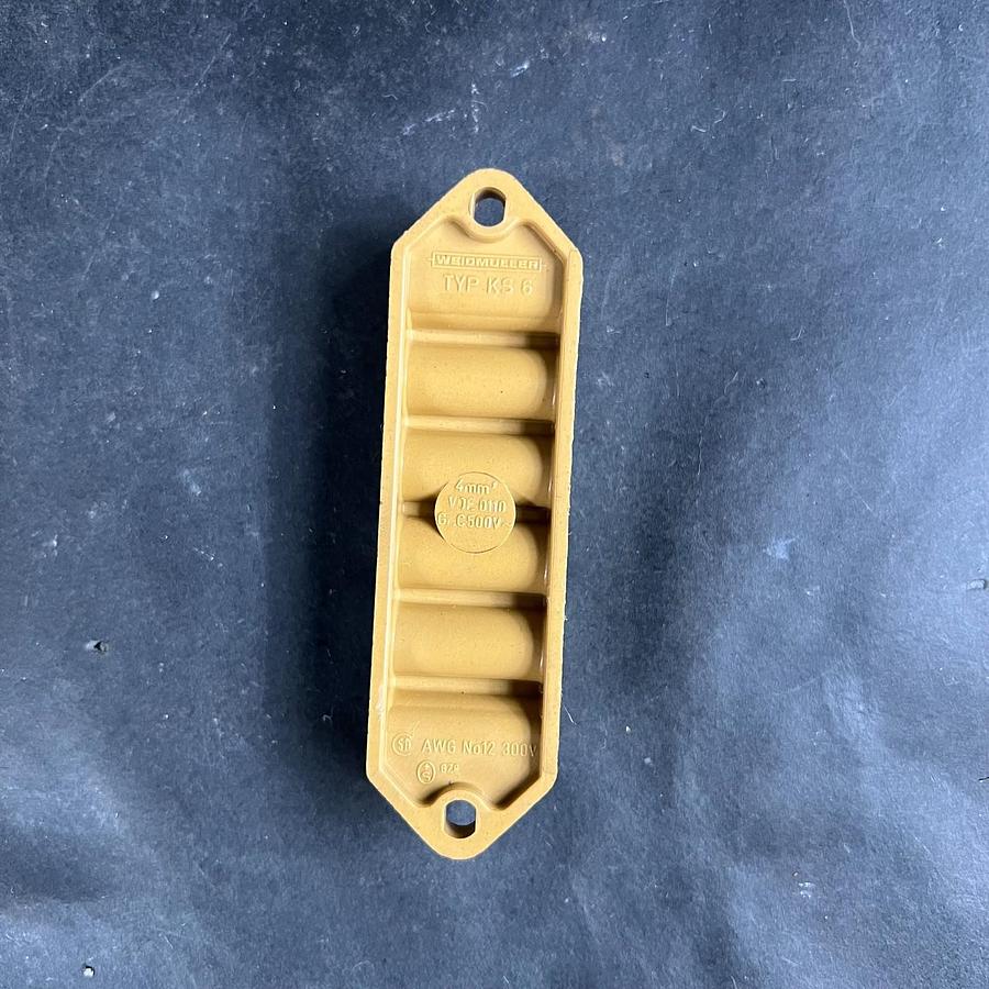 Used WEIDMULLER TYP KS6 TERMINAL BLOCK ($14 OBO)