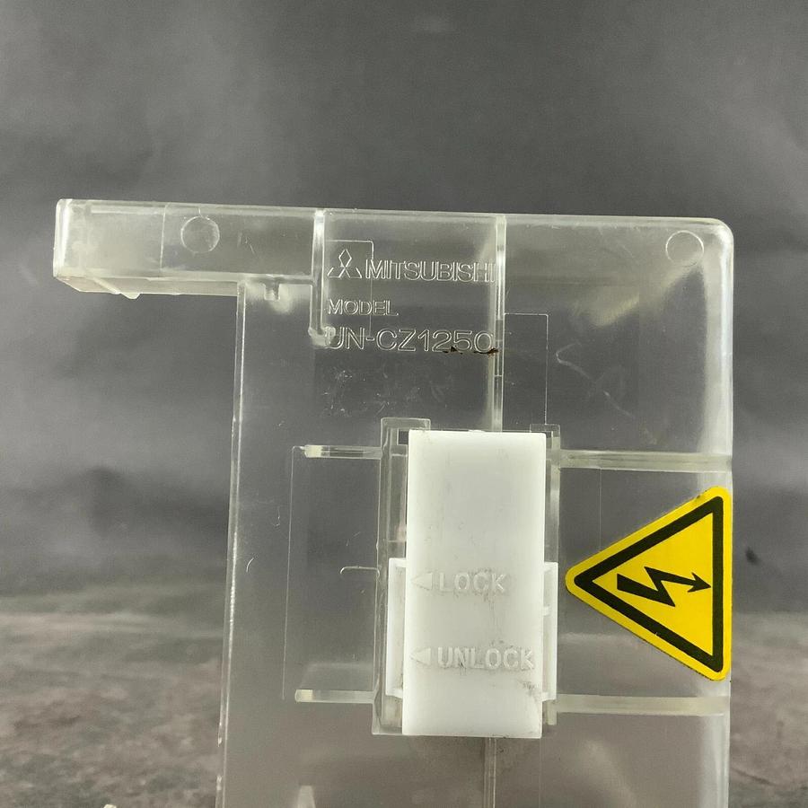 Used MITSUBISHI UN-CZ1250 CONTACTOR TERMINAL COVER ($17 OBO)